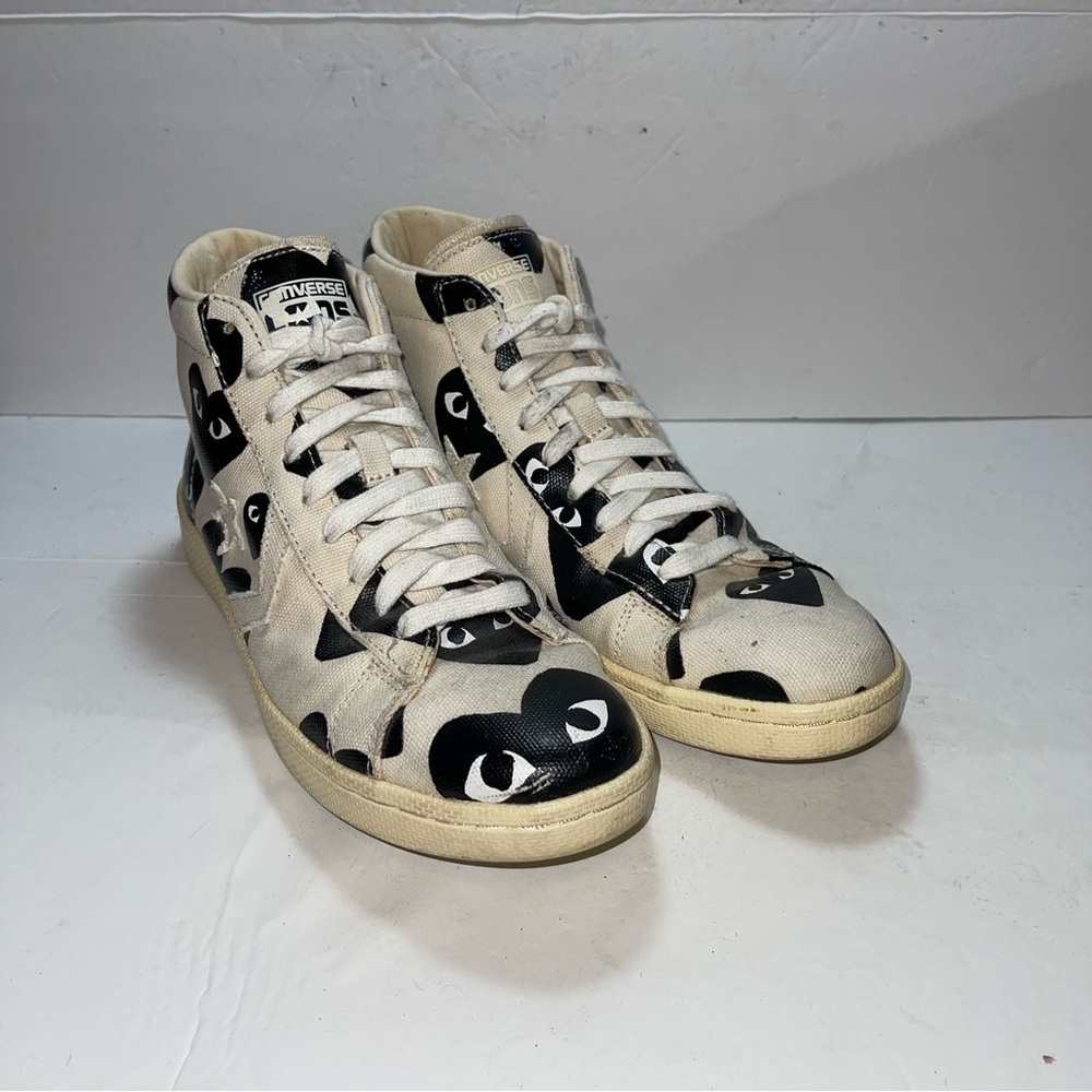 Converse Converse Comme Des Garcon Play Hi Tops Converse Men Shoes Size 9 - Picture 9 of 10